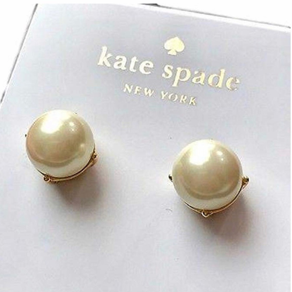 NWT Kate Spade Pearl Gumdrop Studs - Picture 6 of 6